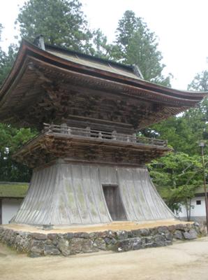 One of the many ancient buildings in Koya-san